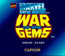 Marvel Super Heroes: War of the Gems screenshot 7 for Super Famicom